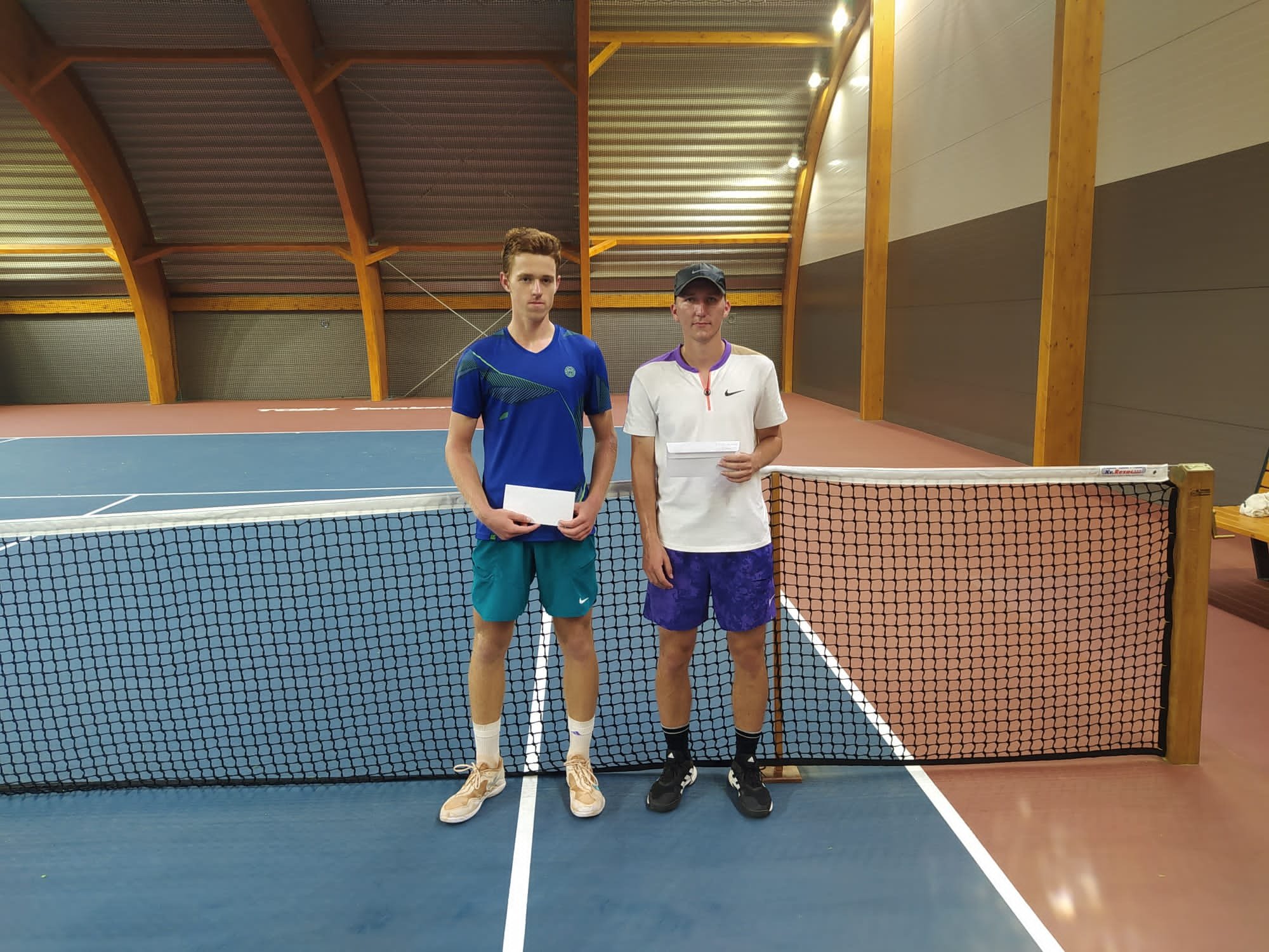 Finalisté dvouhry, zleva David Zourek a celkový vítěz Ondřej Šrámek