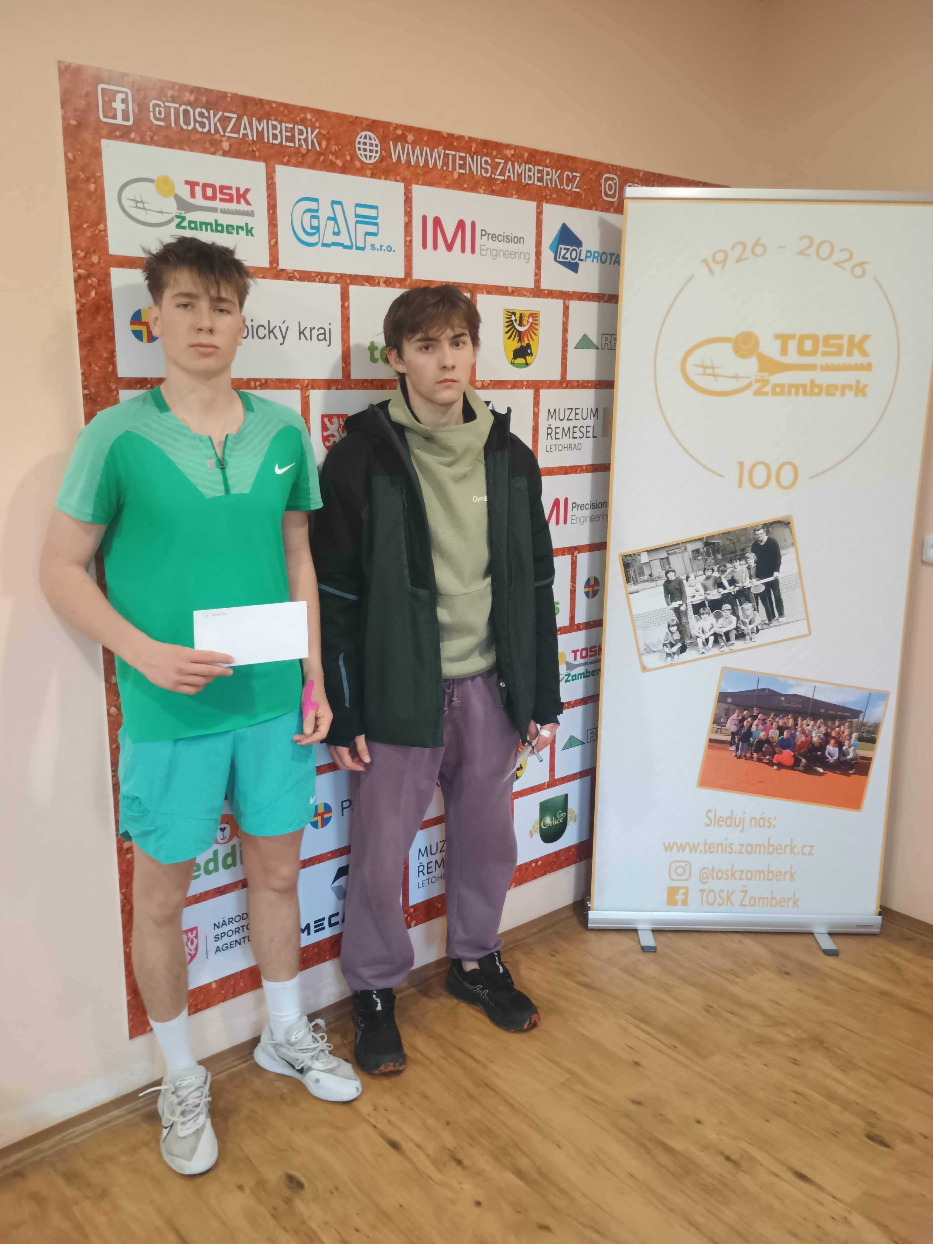 Finalisté dvouhry Maxim Luňák a Miroslav Podrábský