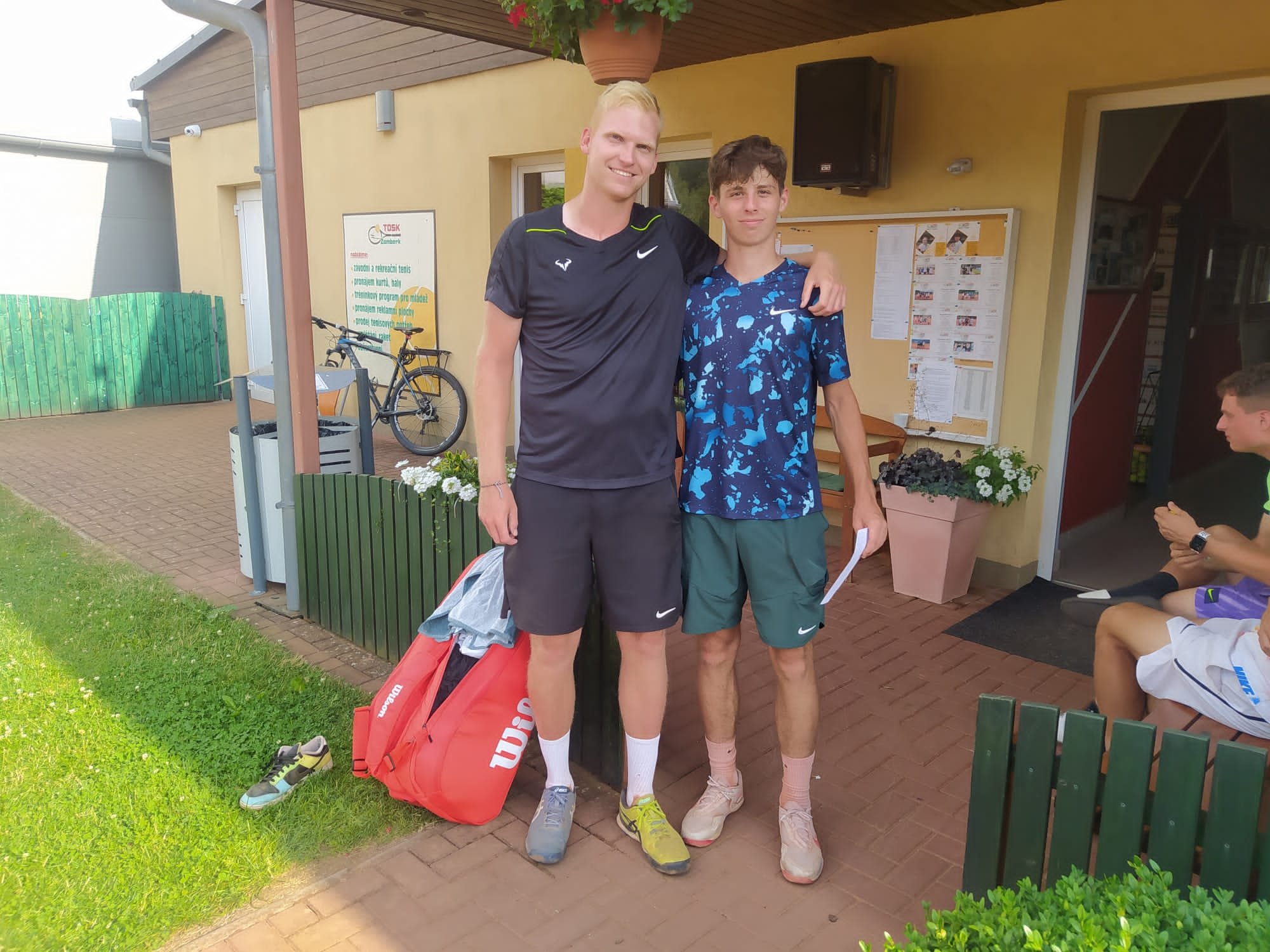 Semifinalisté čtyřhry Patrik Malý a Libor Král