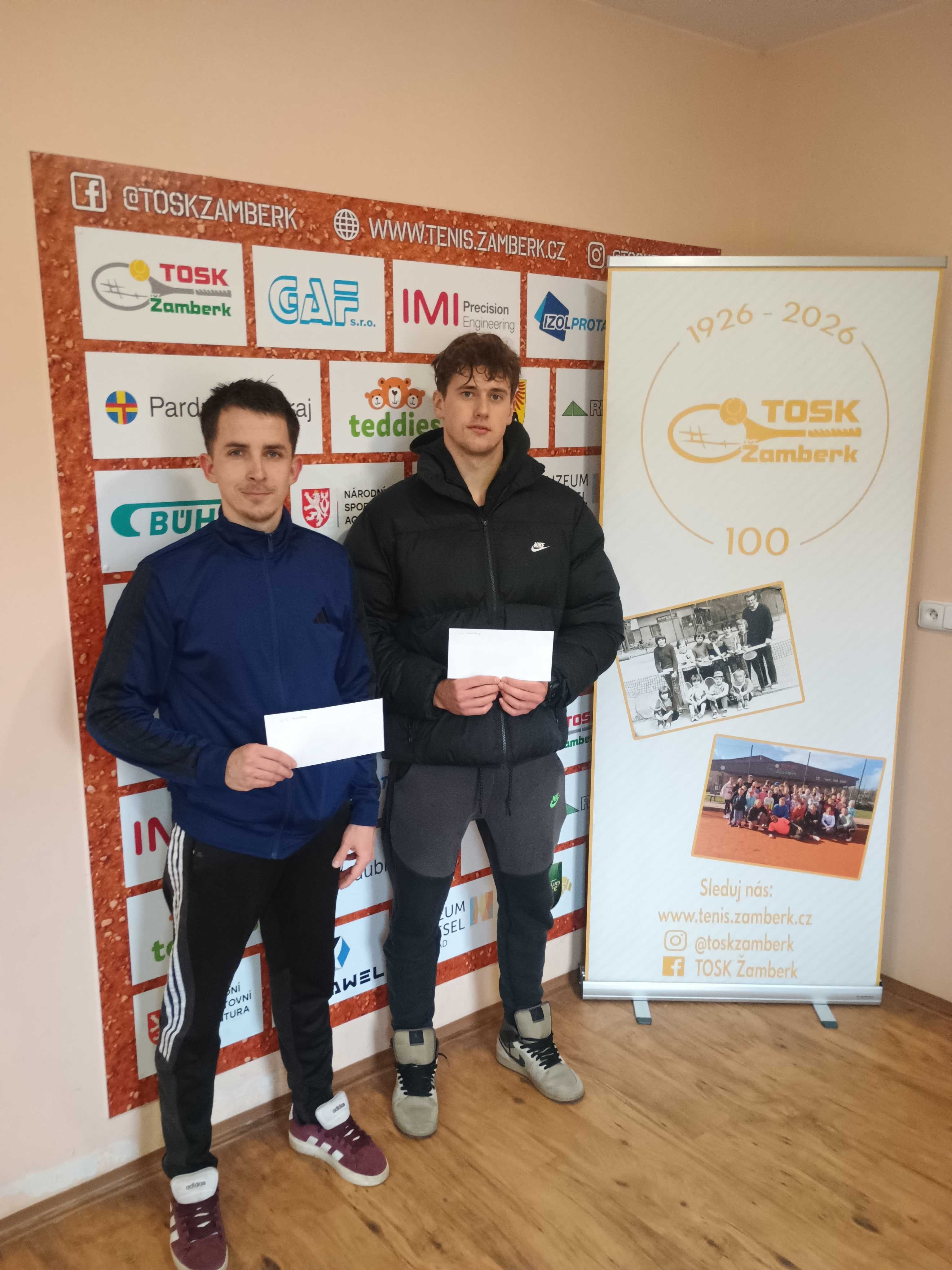 Semifinalisté dvouhry Dominik Jedlička a Yehor Zaporozhchenko