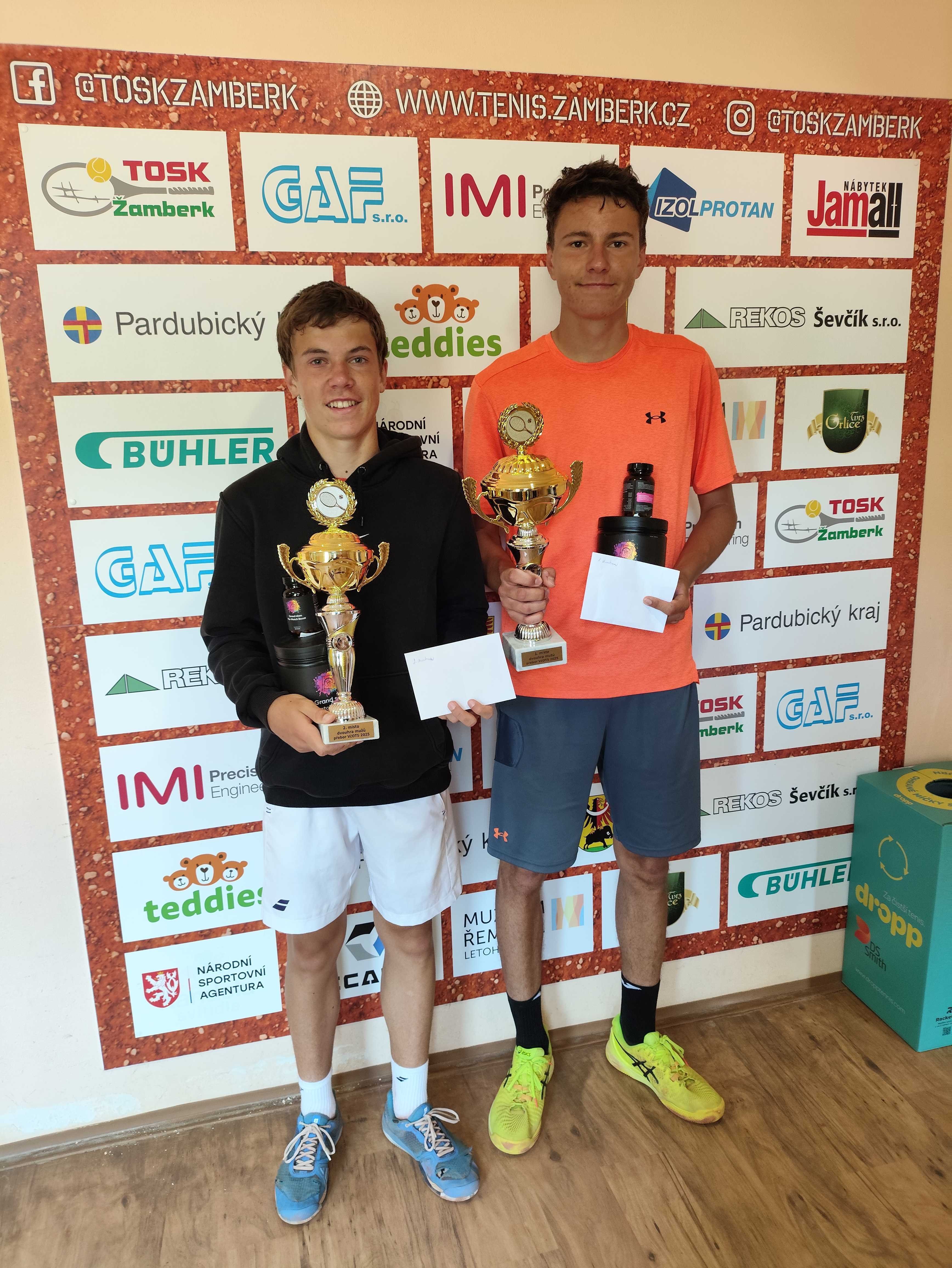 Finalisté dvouhry Martin Šmíd a Martin Fiala