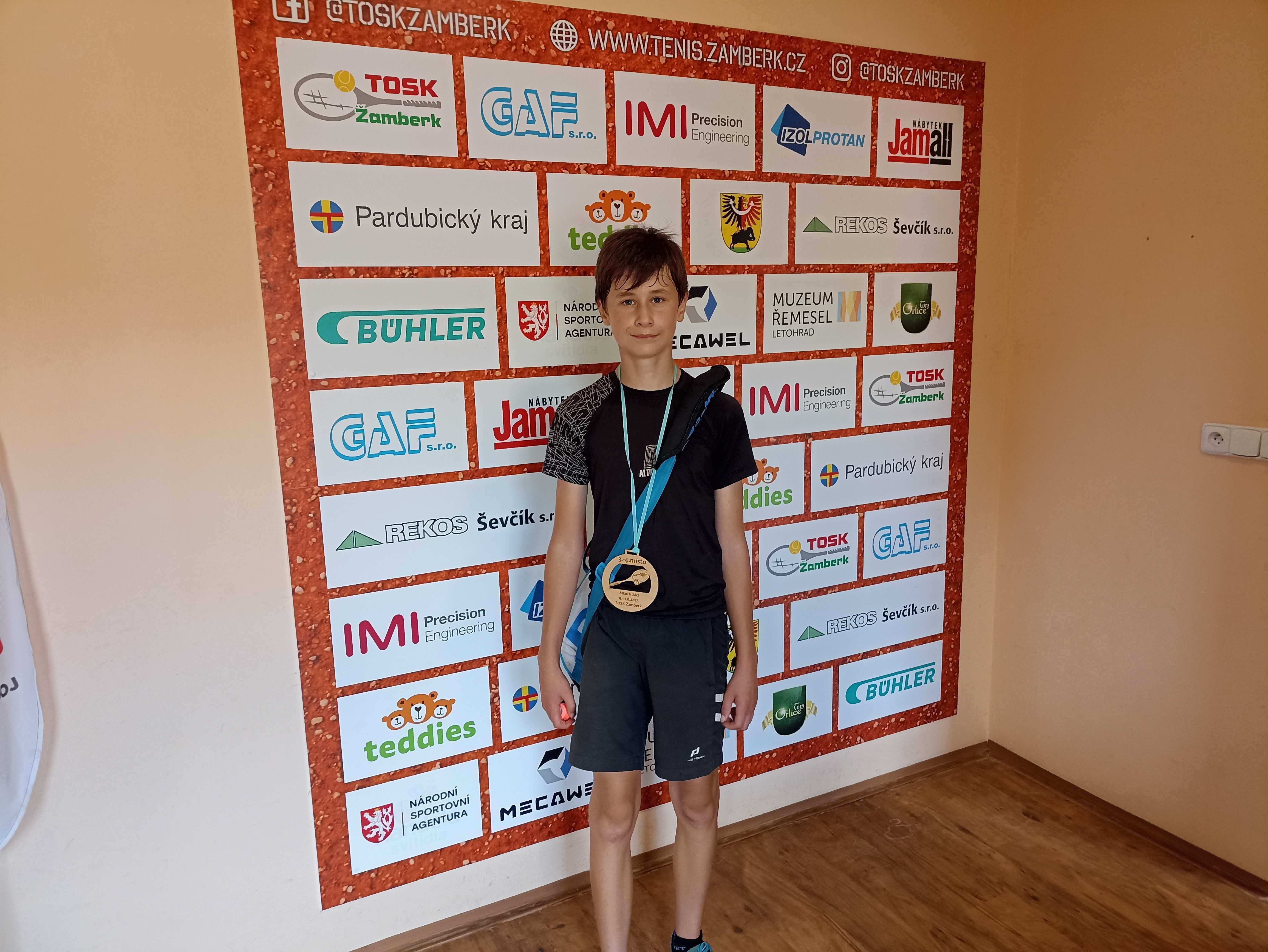 Semifinalista dvouhry Patrik Tvrdý